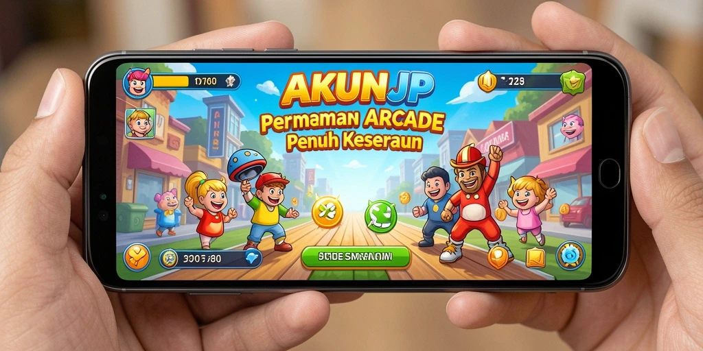 Tampilan menarik dari gameplay AKUNJP yang penuh tantangan.