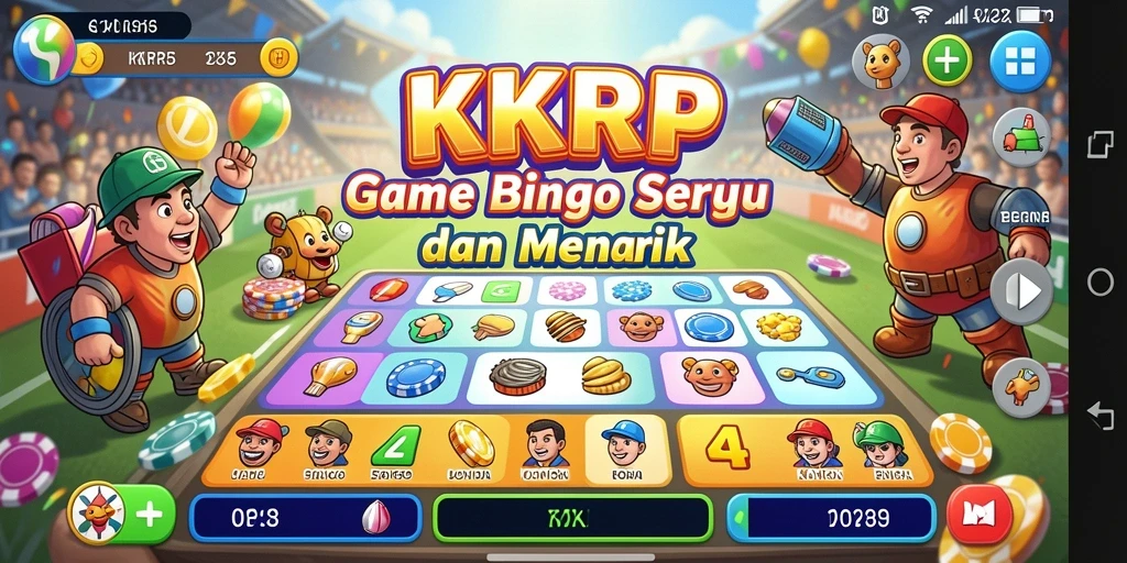 Tampilan menarik dari gameplay Bingo di KKRP yang menghibur.