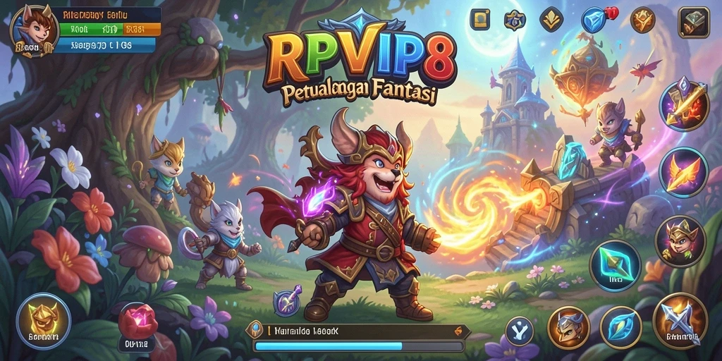 Tampilan gameplay yang menakjubkan dan menantang di RPVIP8.