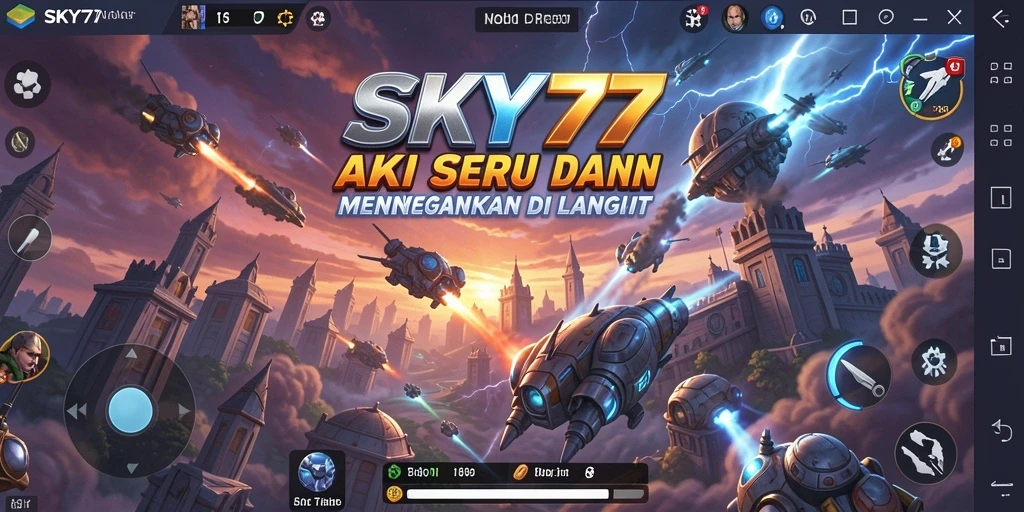 Tampilan gameplay aksi menegangkan di SKY77 yang memikat.