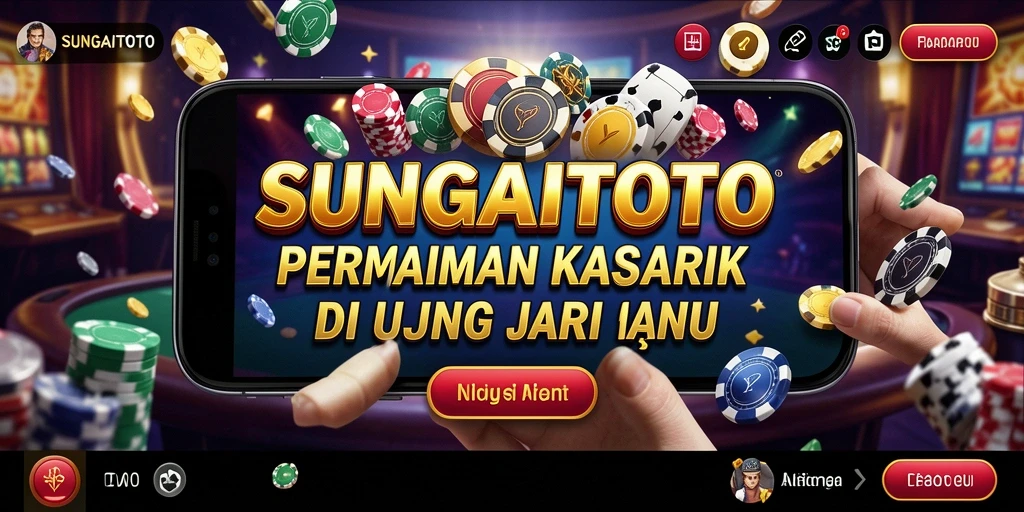 Tampilan gameplay menarik dari SUNGAITOTO di kasino.